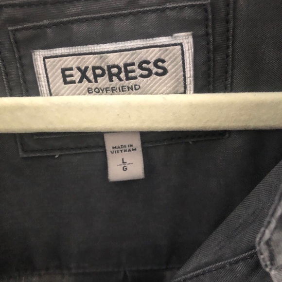 Express grey button down - Picture 1 of 5